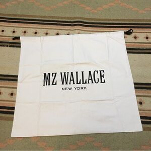 MZ Wallace New York large off white drawstring dustbag